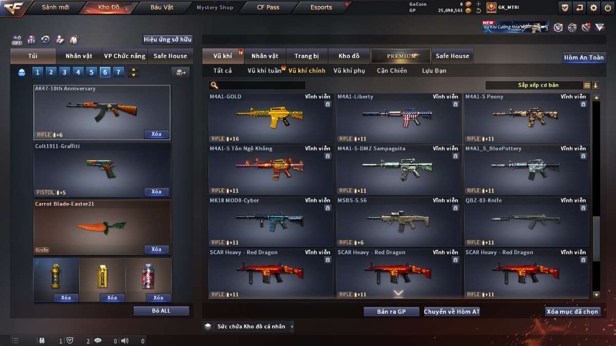 shop acc cf uy tin gia re